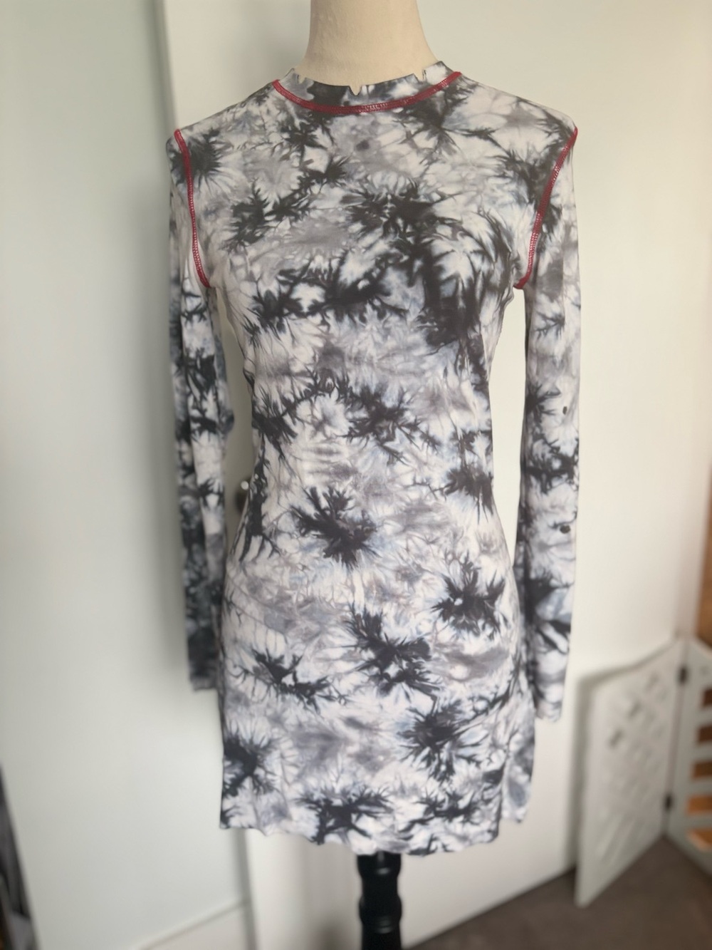Dolls Kill - Current Mood Cotton Tie Dye Bodycon Dress